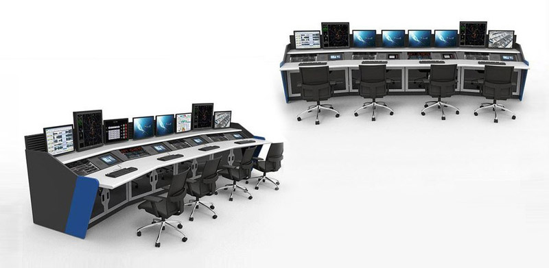 機(jī)場(chǎng)控制臺(tái)操作臺(tái)效果展示圖