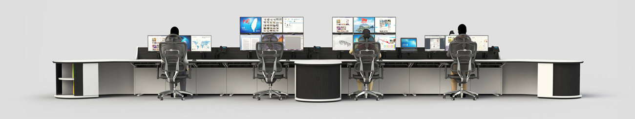 地鐵調(diào)度室控制臺(tái)款式圖片